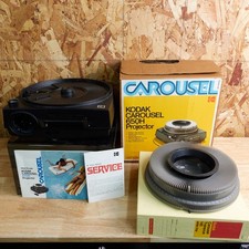 Kodak Carousel 650H Slide Projector w/Box Controller Tested