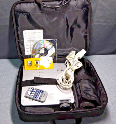 Plus U5-112 Projector in Bag Bundle  *Tested*  Battery NOT Included