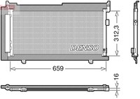 Denso Kondensator, Klimaanlage DCN36006 Passend FüR Subaru