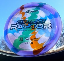 Dyed Discraft Z Captains Raptor. Field tested. Great condition. 174g