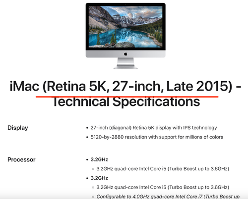 *_2015 Apple iMac 5K Retina 27", Core i5 3.3 Ghz, 24GB Ram, 2TB Fusion, Slim - Afbeelding 8 van 13