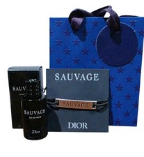 Dior Sauvage EDP Travel Mini Size 10ml/.34fl.oz w/ Sauvage Bracelet