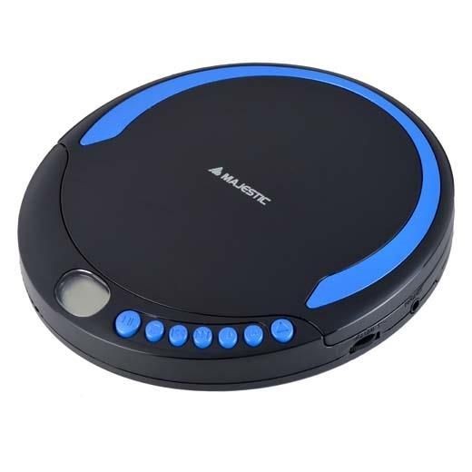 Acquista Online Majestic DM-1550-BLU: Lettore CD MP3 con Anti-Shock