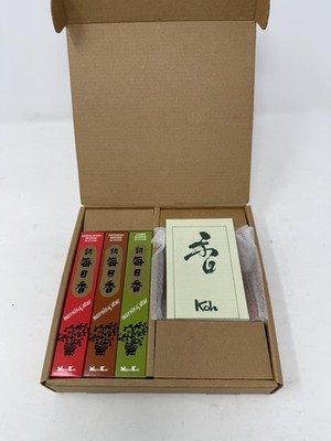 Nippon Kodo Morning Star Incense Set Sandalwood Patchouli Jasmine New