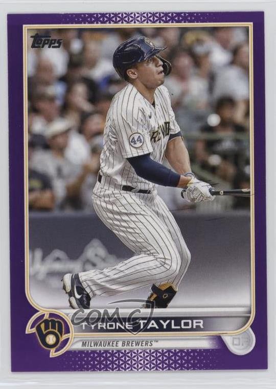 2022 Topps Update Meijer Purple Parallel Tyrone Taylor #US99 Baseball Card