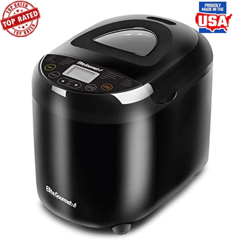 Programmable Bread Maker Machine 19 Functions 15-Hour Timer 2LB Loaf Capacity US