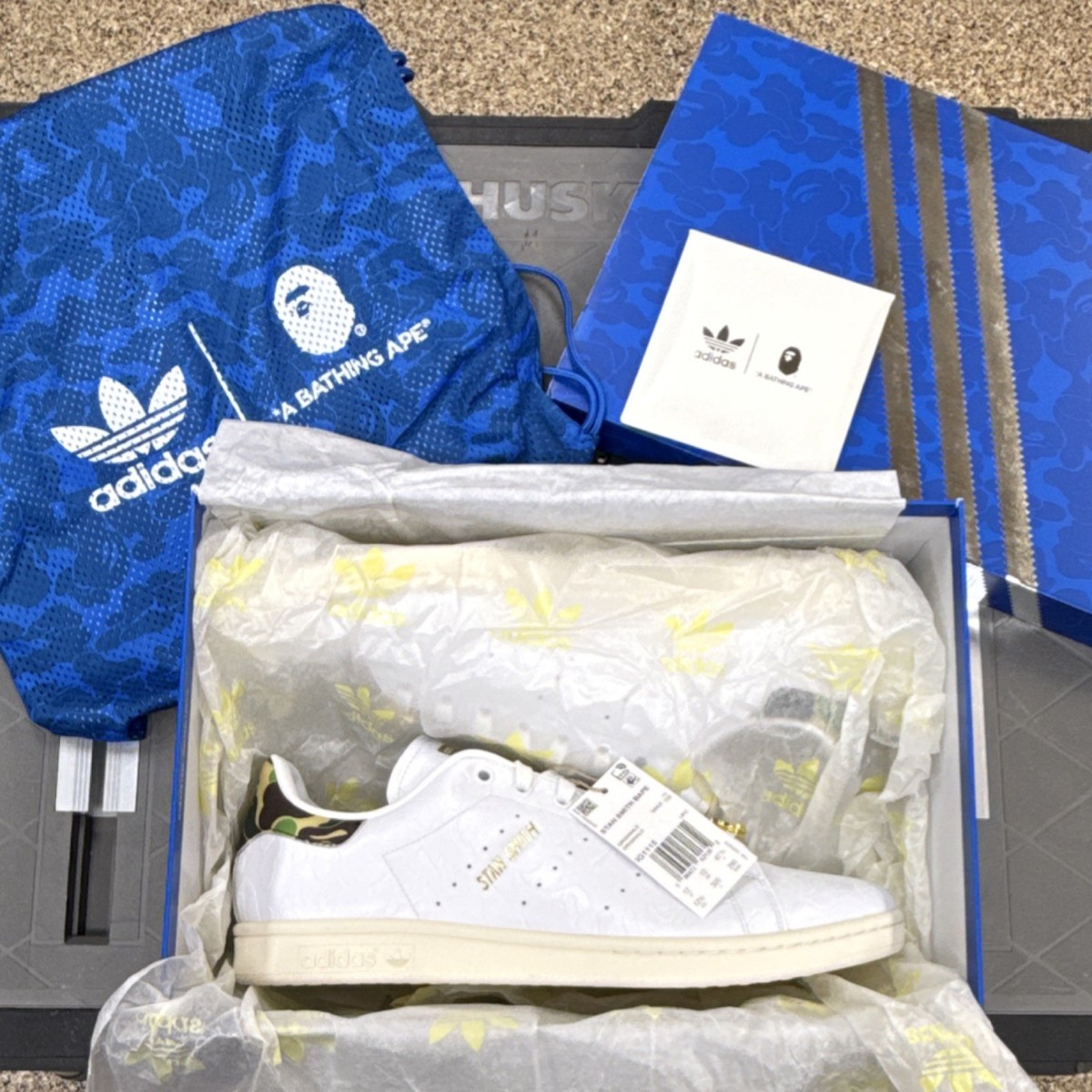 Adidas Stan Smith x BAPE 30th Anniversary A Bathing Ape Size 12.5 