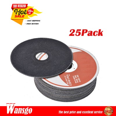 4-1/2''x.040''x7/8'' Cut-off Wheel - Metal & Stainless Steel Cutting Discs 25 Pack