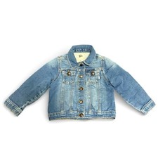 Baby B'Gosh Children's Jean Jacket Unisex Toddler 4T Blue Denim Pockets