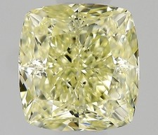 Y-Z Range/VS Clarity Natural Diamond Loose 4 mm Cushion 0.51 Ct GIA Certified 1396.47 per carat