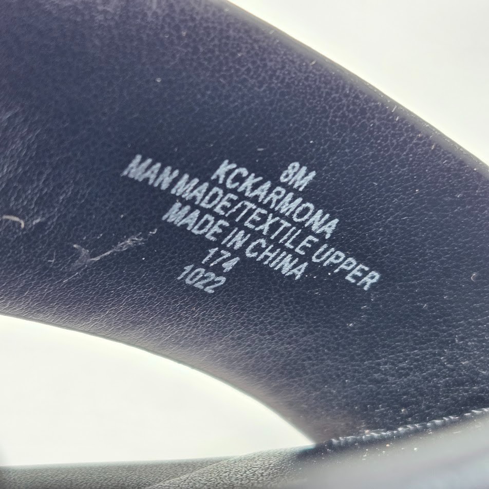 Calvin Klein Karmona Women Wedge Sandals Black Synthetic and Textile Buckle 7.5M thumbnail 10