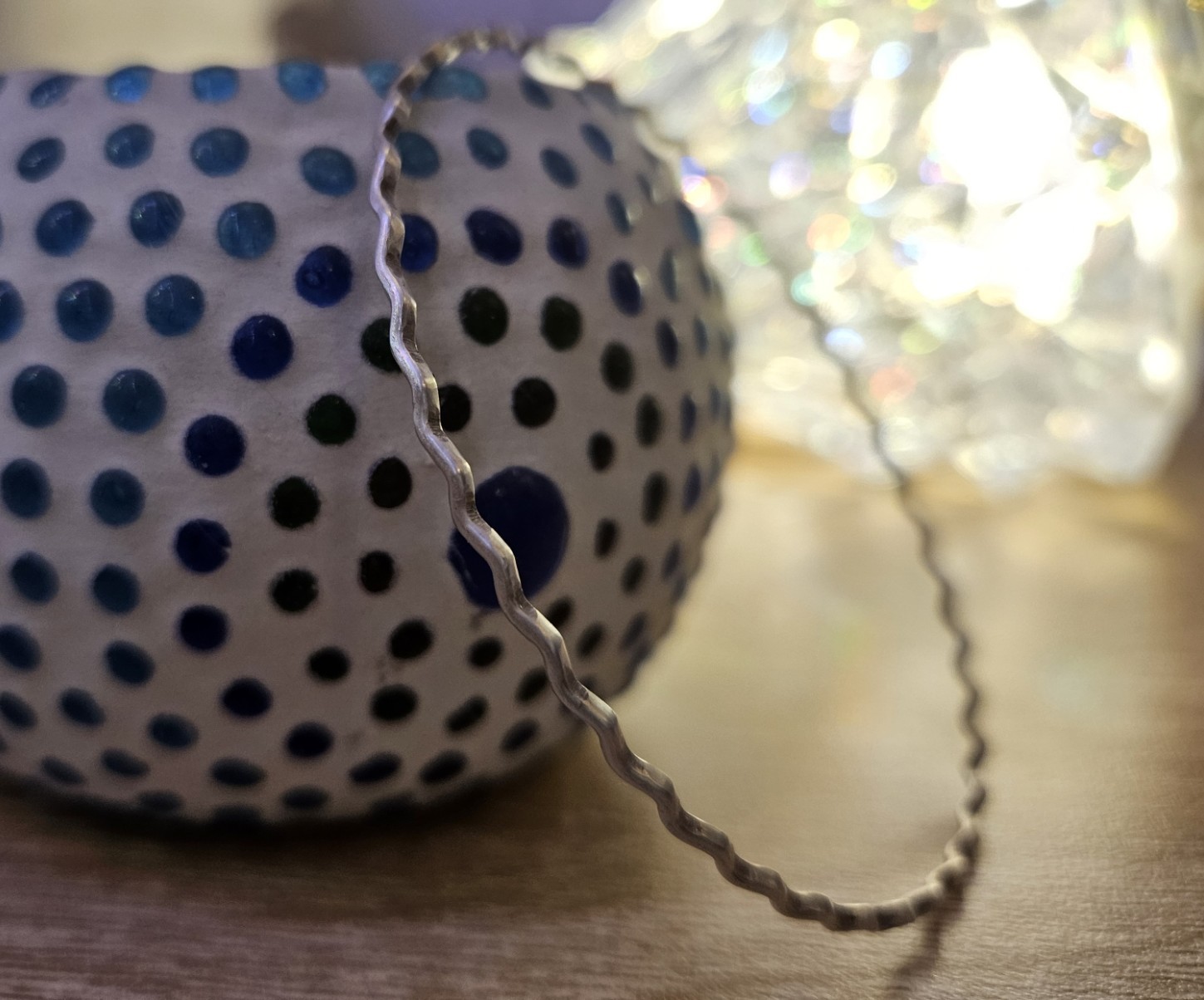 925 Sterling Silver Wave Bangle Handmade