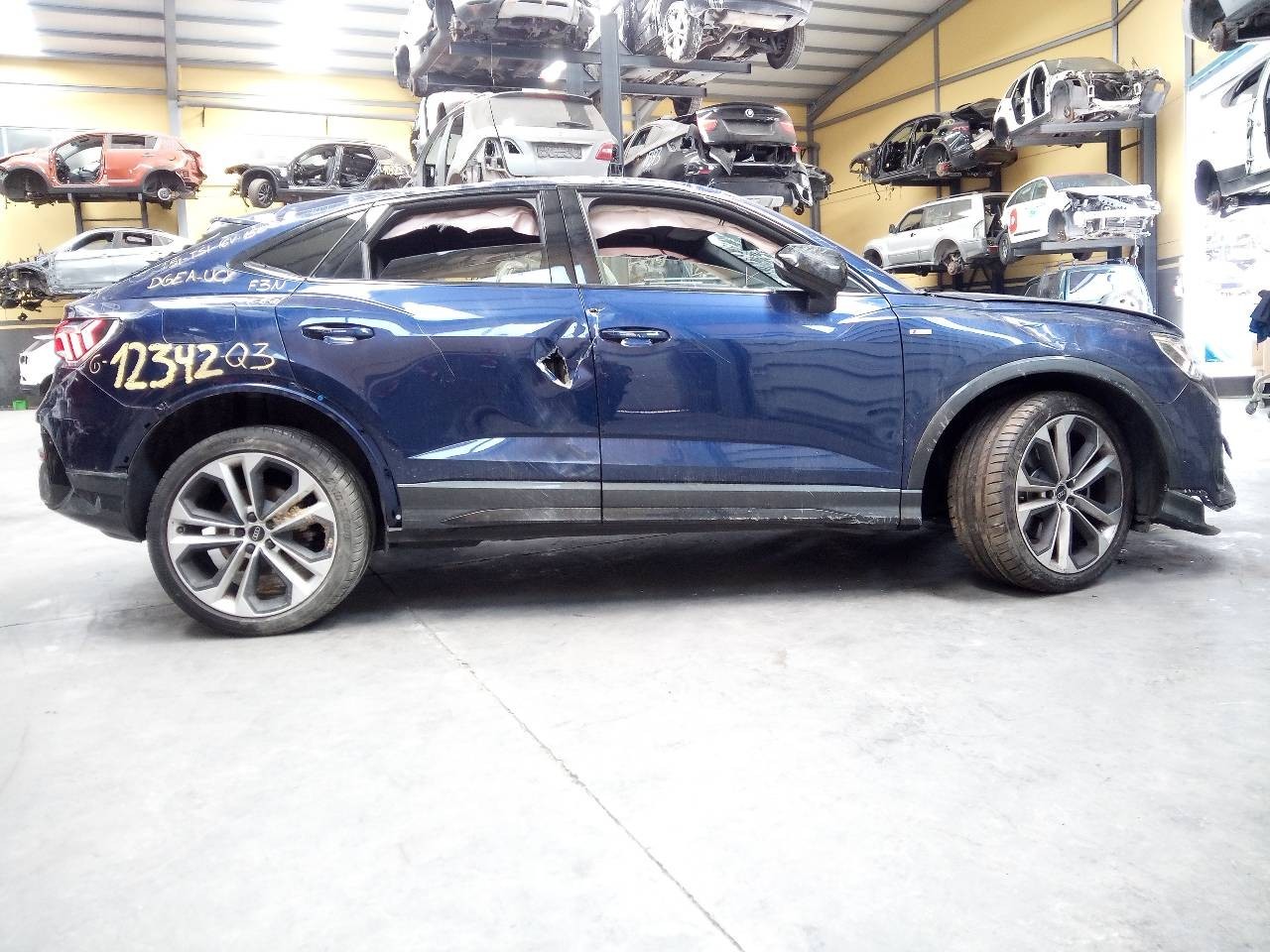 5TA827887C CENTRAL GATE CLOSING MOTOR / E1-A5-35-2 / 2548871 FOR AUDI Q3 SPORTBA