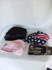 Harley-Davidson Brand Women's 3 Head Wraps and 1 Head Band