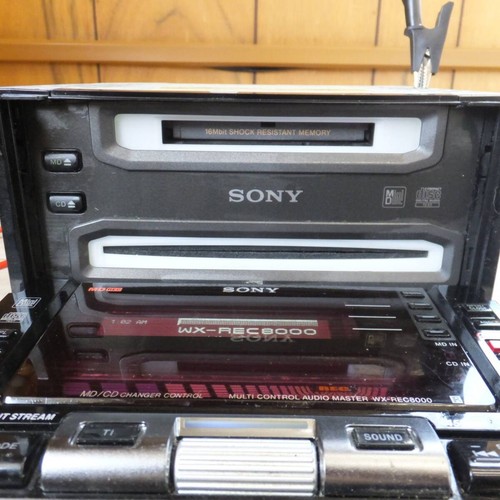Sony WX-REC8000 2Din Deck Coche Estéreo Multimedia Receptor Reproductor de Audio con Rimocon - Imagen 3 de 10