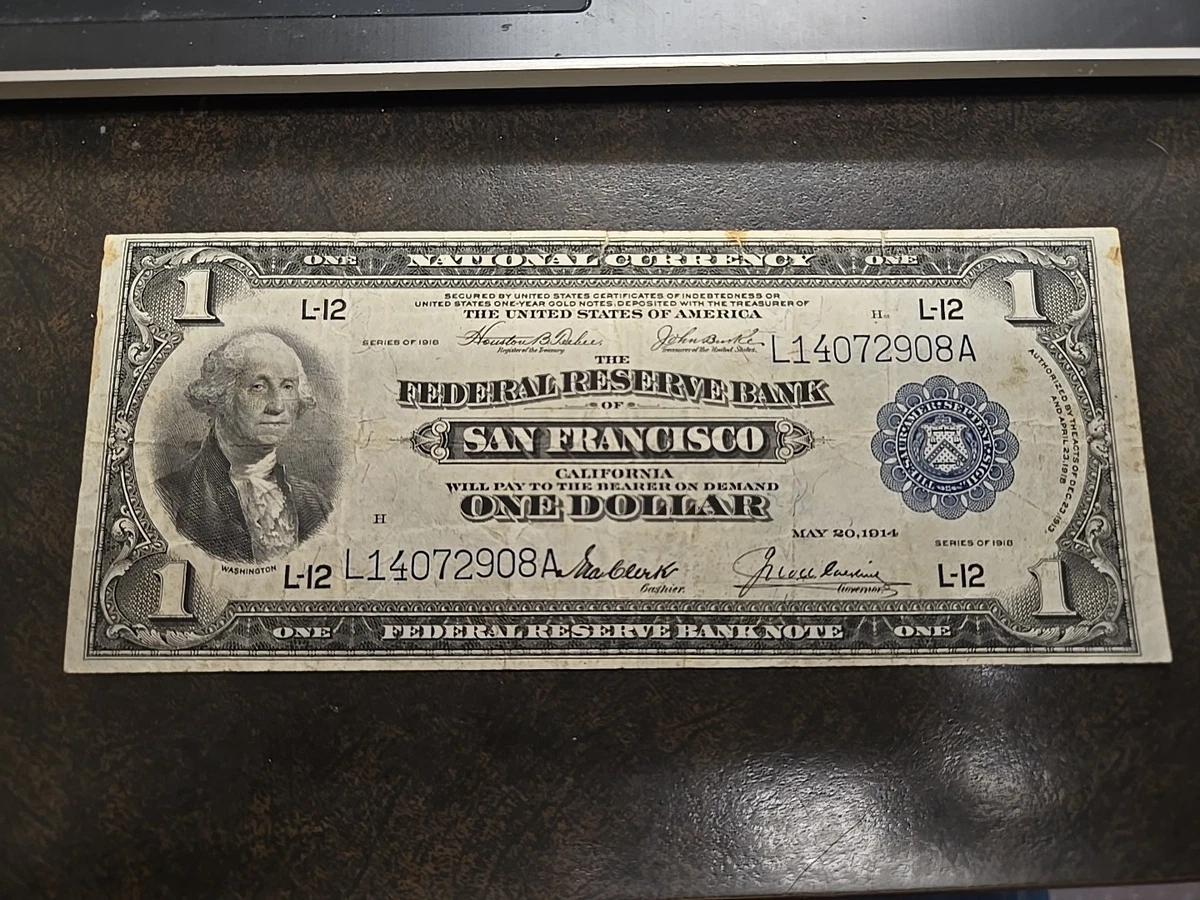 1918 $1 US Federal Reserve Large Notes for sale | eBay