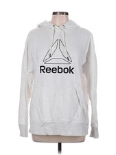 Reebok Women Silver Pullover Hoodie L