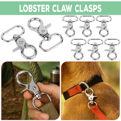 Trimming Shop 25mm Metall Lobster Snap Haken Mit Drehöse Bag Clips Ring