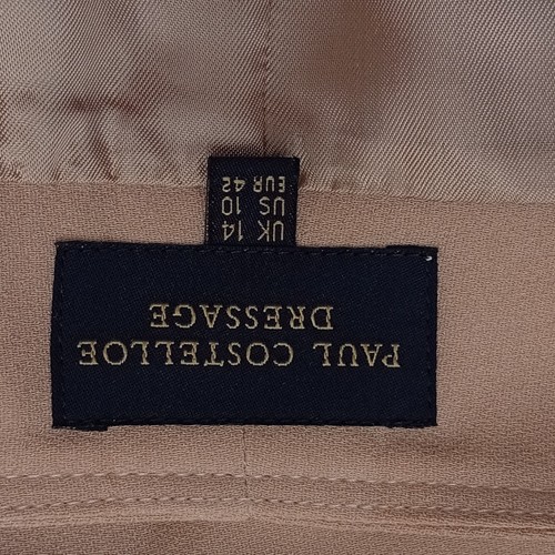 Paul Costelloe Dressage Skirt Suit UK12-14 Beige 3 Piece Tulle Occassion FLT16-C - Picture 18 of 21