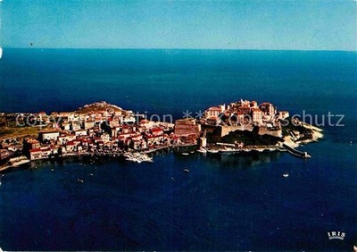 Calvi Vue d ensemble de la Citadelle et la Ville vue aerienne