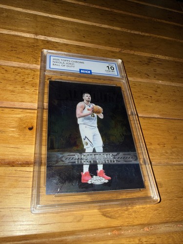 2025-26 Topps Chrome - Ball of Duty Nikola Jokić #BD-3 Nuggets Gem Mint 10