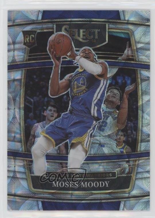 2021-22 Panini Select Concourse Scope Prizm Moses Moody #62 Rookie RC 1x8