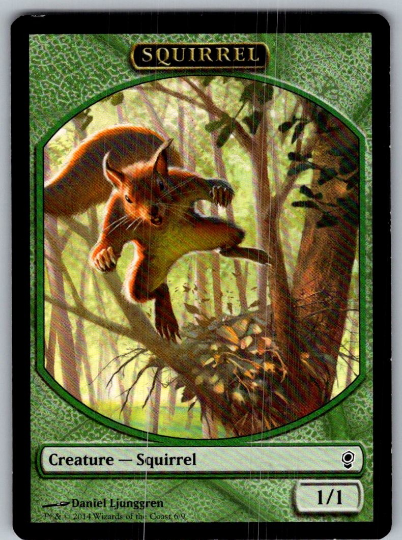 MTG - SQUIRREL TOKEN CONSPIRACY 6 CNS TOKEN LP