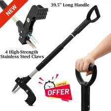 Weeder Puller Stand Up Weed Tool Handle Claw Garden Outdoor Root Remover Killer