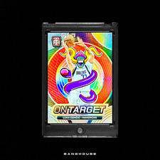 1/1 LUKA DONCIC 🔥 ON TARGET SILVER PRIZM SSP 🔥 NEW PENINI: ONE OF ONE ART