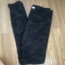 Women's High Waist Leggings Camouflage Pattern Regular Fit Stretch Pants Small