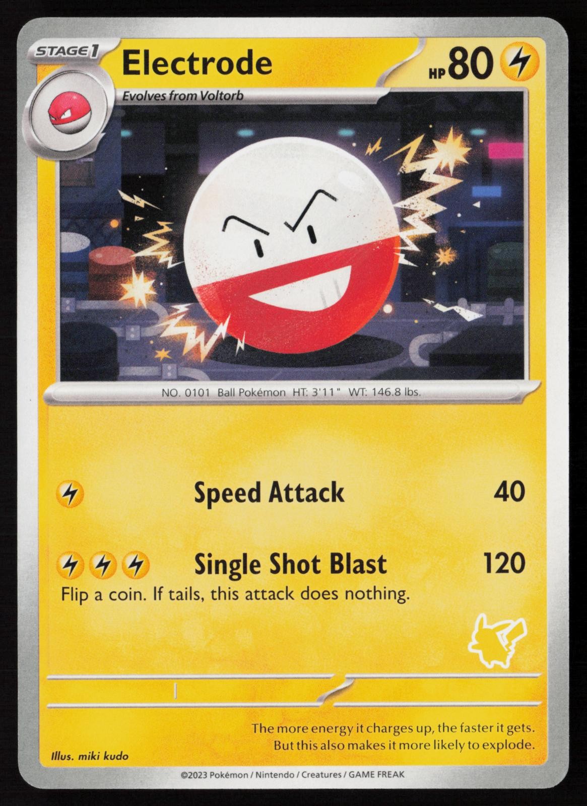 Electrode My First Battle Pokemon NM