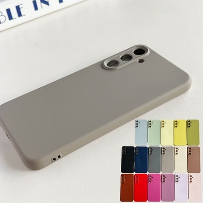 For Samsung Galaxy A16 A54 A55 A56 5G Slim Liquid Silicone TPU Case Camera Cover