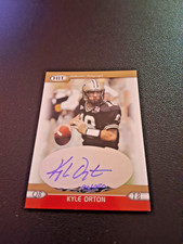 Kyle Orton Autographed 2005 Sage Hit Rookie Limited card Low 96/250. rookie card picture