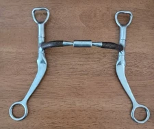 Nice Mylers Flat Shank Copper Mouthpiece Wide Barrel MB 02 Horse Bit Level 1 Bit