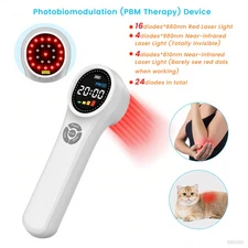 Professional LLLT Cold Laser Therapy Device 1760mW 660/810/980nm for Pain Relief