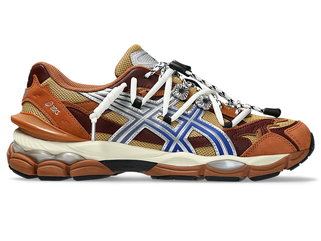 TOGA × Asics Gel-Cumulus 16 TG Brown Blue Silver 1203A838-200 Men's Size image 4