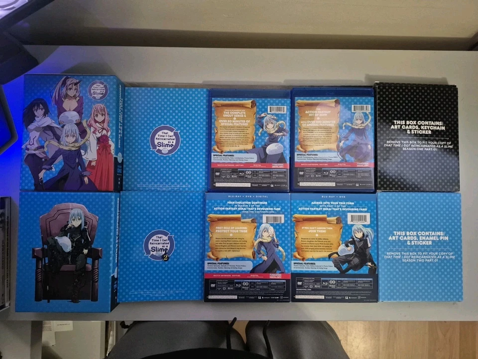 That Time I Got Reincarnated As A Slime • Season 1 +2 (Blu Ray/DVD) Limited Box - Image 2 of 4