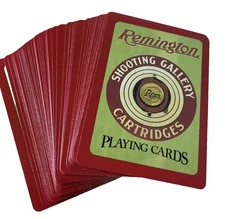 Remington Arms Poker Shooting Gallery Playing Cards 2004 NEW SEALED Deck RARE