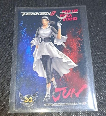 Tekken 8 Collaboration Cafe Pizza Stand Random Bonus Card Jun Kazama
