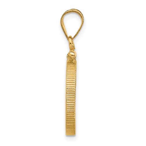 Wideband 14K Yellow or White Gold Coin Bezel Pendant Mounting - 13mm to 39.5mm - Picture 27 of 163