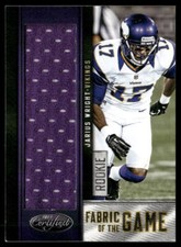 2012 Panini Certified #35 Jarius Wright Rookie Fabric of the Game #/199 Jersey