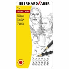 EBERHARD FABER Schreib- und Zeichenbleistifte Set 12 Stück 5H-6B