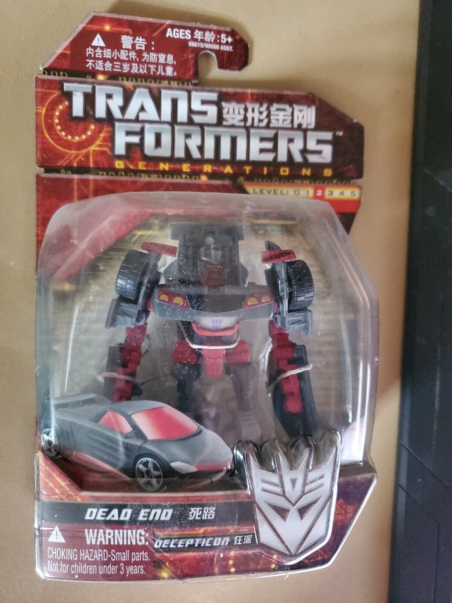 Transformers Generations - Dead End Robot Car Toy Black Red