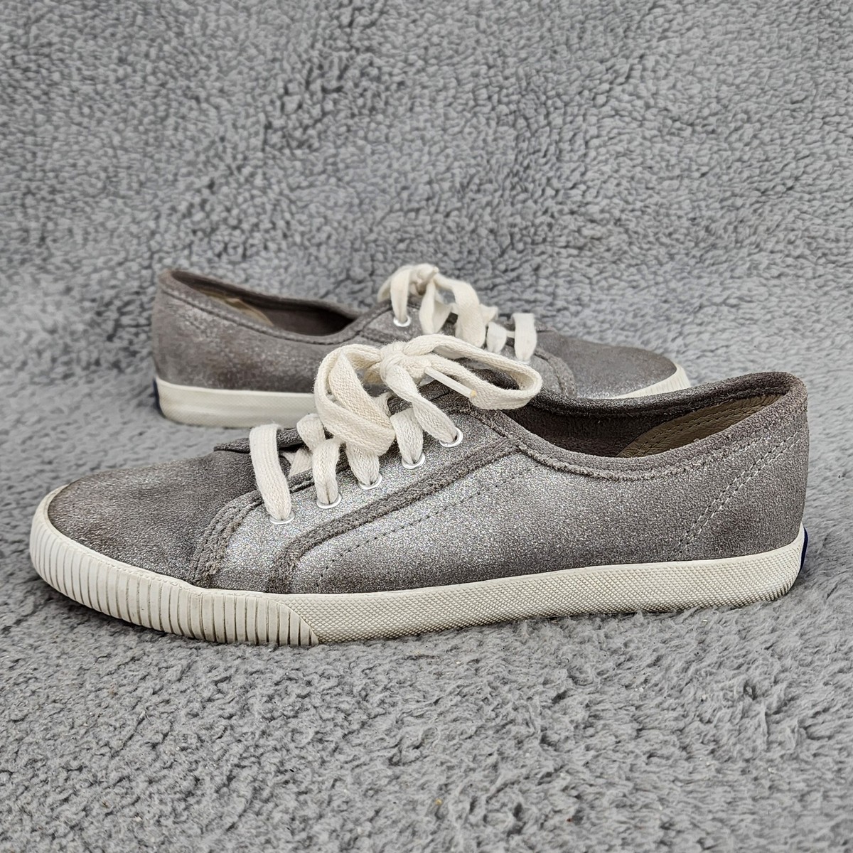 Keds Shoes Womens 6.5 Sneakers Lifestyle Trainers Comfort Leather Black Lace Up Shoes