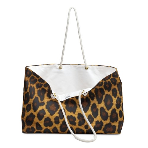 Leopard Weekender Tasche, Beuteltasche, Reisetasche, Reise, Leopardenliebhaber, Mom Tote, - Bild 4 von 5