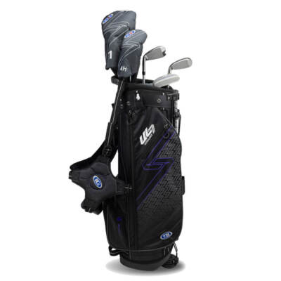 US Kids 5-Club Stand Bag Junior Boys Golf Club Set 54'' Age 9