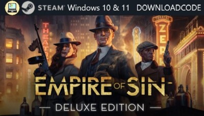 NEU PC Computer Spiel Empire of Sin Deluxe Edt für Windows 10 11 STEAM Download