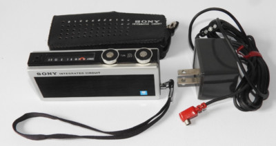Sony ICR-200 Integrated Circuit Radio - mit Zubehör.