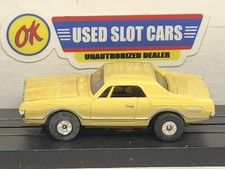 YELLOW AURORA T-JET 1389 MERCURY COUGAR   TUFF ONES" SLOT CAR NEW OLD STOCK