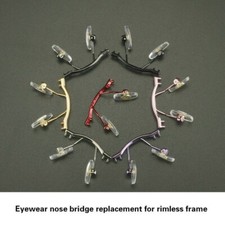 Lunettes Nez Pont Remplacement Anti-dérapant Accessoires sans Bordures Cadre